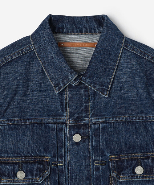 SCYE BASICS(サイベーシックス)の「SCYE BASICS | セルビッチデニム トラッカージャケット WOMEN(デニムジャケット・レディース・インディゴブルー・34)」の8枚目の写真