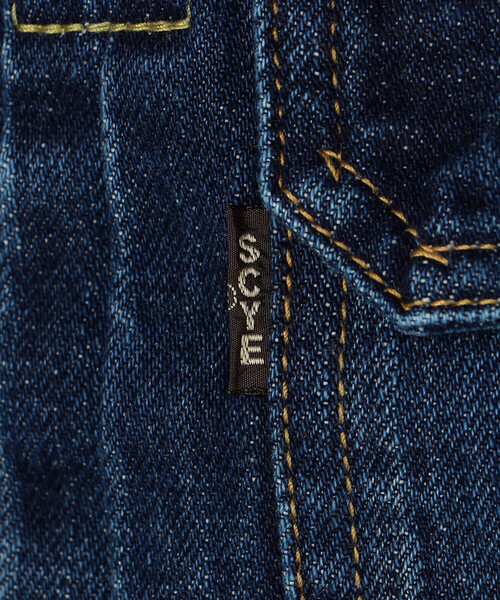 SCYE BASICS(サイベーシックス)の「SCYE BASICS | セルビッチデニム トラッカージャケット WOMEN(デニムジャケット・レディース・インディゴブルー・34)」の14枚目の写真