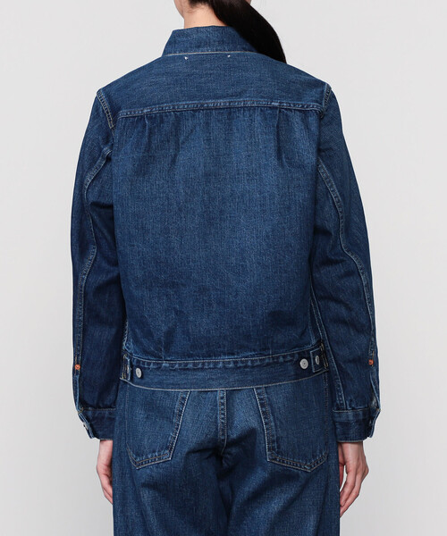 SCYE BASICS(サイベーシックス)の「SCYE BASICS | セルビッチデニム トラッカージャケット WOMEN(デニムジャケット・レディース・インディゴブルー・34)」の5枚目の写真