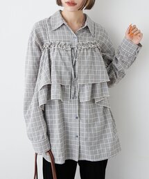 w closet | 【2SETアイテム】ビスチェ付きチェックシャツ(シャツ/ブラウス)