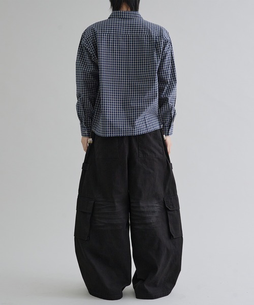 EPNK(イーピーエヌケー)の「Check shirt jacket / チェックシャツジャケット(シャツ/ブラウス・メンズ・ネイビー/ブラック・SMALL/MEDIUM/LARGE)」の16枚目の写真
