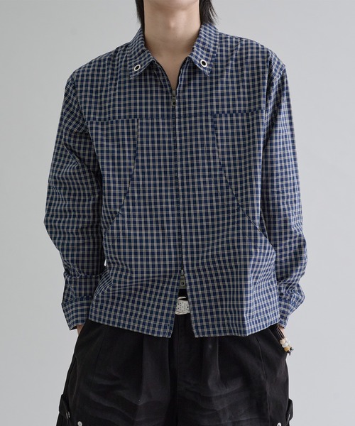 セール】Check shirt jacket / チェックシャツジャケット（シャツ