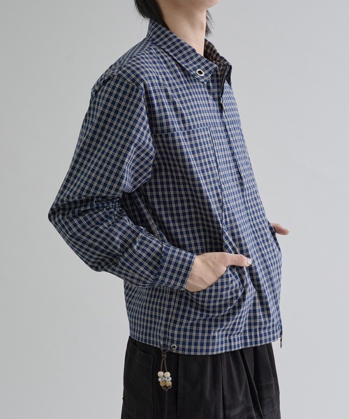 セール】Check shirt jacket / チェックシャツジャケット（シャツ