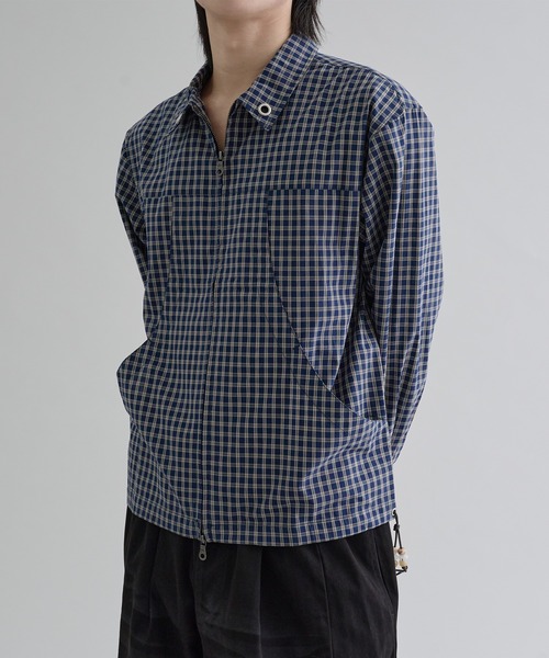 EPNK(イーピーエヌケー)の「Check shirt jacket / チェックシャツジャケット(シャツ/ブラウス・メンズ・ネイビー/ブラック・SMALL/MEDIUM/LARGE)」の11枚目の写真
