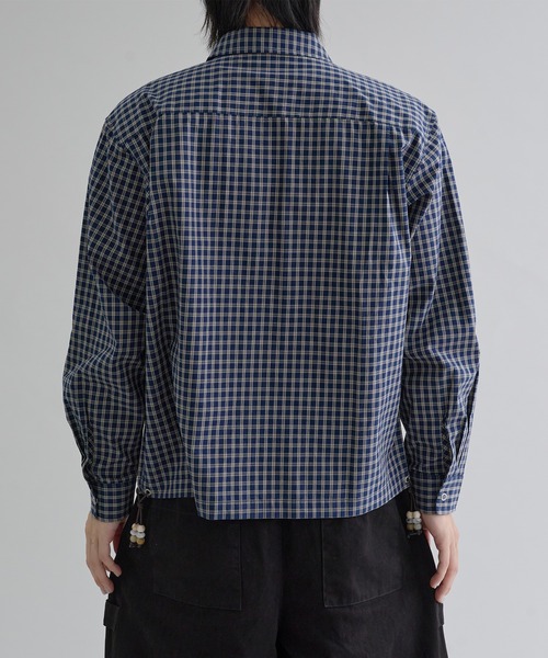 セール】Check shirt jacket / チェックシャツジャケット（シャツ