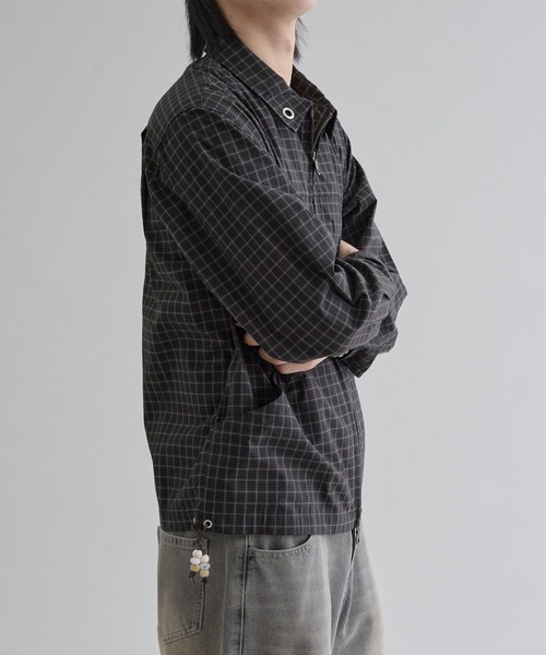 セール】Check shirt jacket / チェックシャツジャケット（シャツ