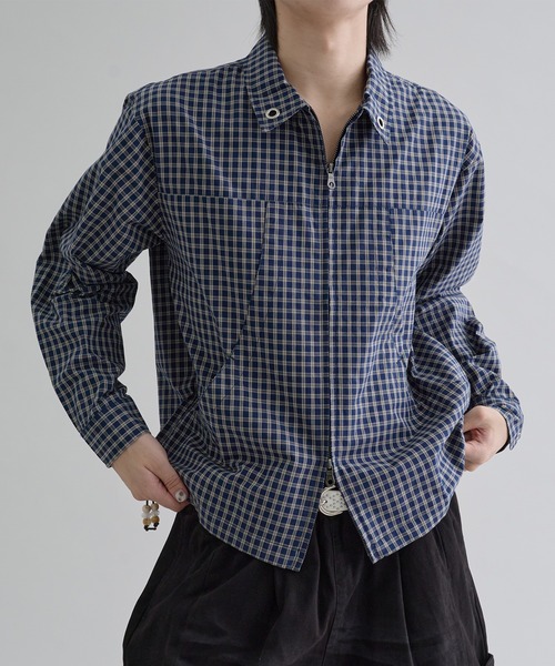 EPNK（イーピーエヌケー）の「Check shirt jacket / チェックシャツ