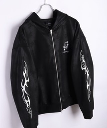 Ed Hardy | EDHARDY トライバル柄 長袖 ZIPパーカー(パーカー)