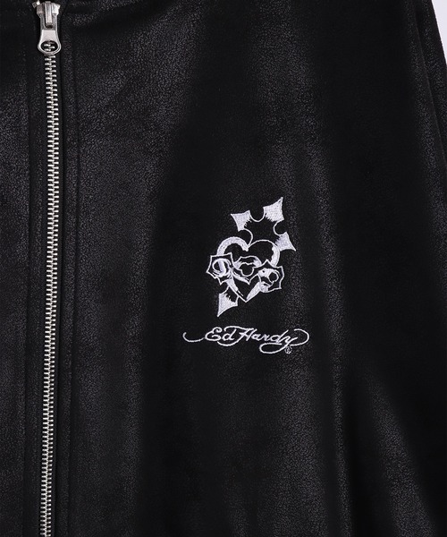 Ed Hardy（エドハーディー）の「EDHARDY トライバル柄 長袖 ZIPパーカー（パーカー・メンズ・ブラック・L/M）」の7枚目の写真