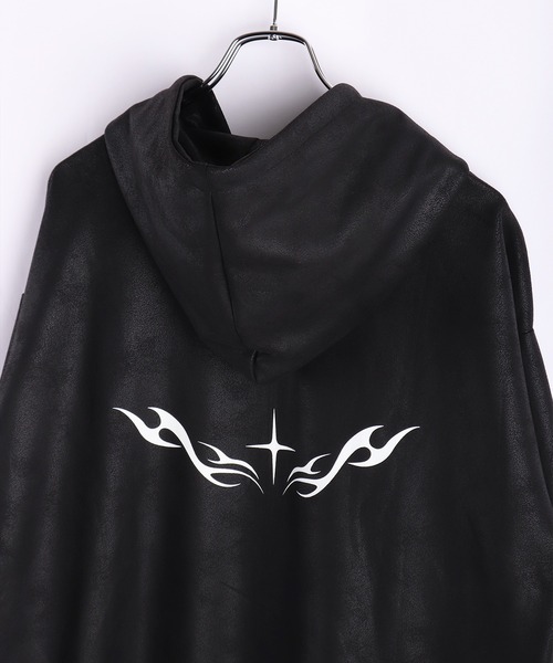 Ed Hardy（エドハーディー）の「EDHARDY トライバル柄 長袖 ZIPパーカー（パーカー・メンズ・ブラック・L/M）」の11枚目の写真