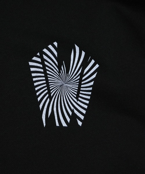 [W] by VIRGOwearworks（ダブリューバイヴァルゴウェアーワークス）の「Warp logo zip hoodie（パーカー・メンズ・ブラック/グレー/オリーブドラブ・MEDIUM/LARGE/X-LARGE）」の12枚目の写真