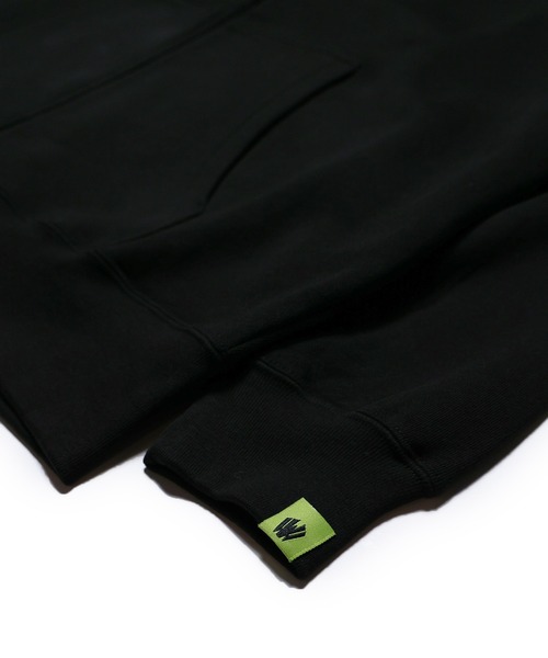 [W] by VIRGOwearworks（ダブリューバイヴァルゴウェアーワークス）の「Warp logo zip hoodie（パーカー・メンズ・ブラック/グレー/オリーブドラブ・MEDIUM/LARGE/X-LARGE）」の15枚目の写真