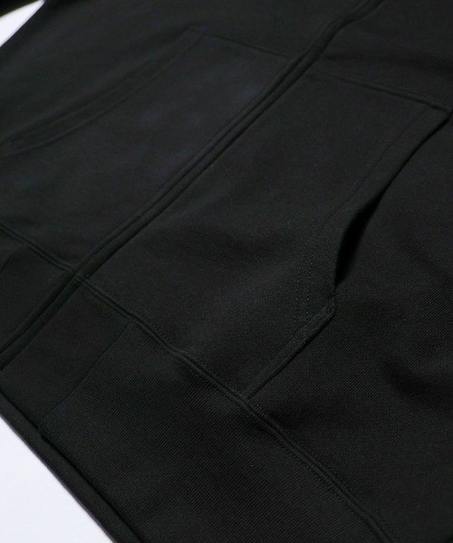 [W] by VIRGOwearworks（ダブリューバイヴァルゴウェアーワークス）の「Warp logo zip hoodie（パーカー・メンズ・ブラック/グレー/オリーブドラブ・MEDIUM/LARGE/X-LARGE）」の17枚目の写真