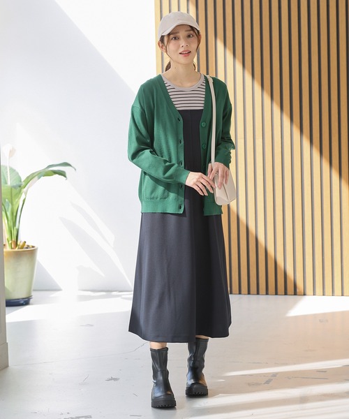 Honeys(ハニーズ)の「Aラインジャンスカ(ジャンパースカート・レディース・ダークブラウン系/ブラック・S/M/LL/L)」の3枚目の写真