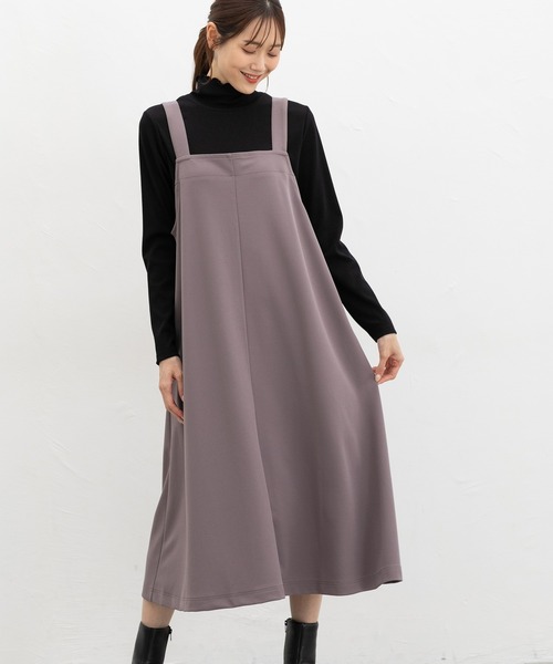 Honeys(ハニーズ)の「Aラインジャンスカ(ジャンパースカート・レディース・ダークブラウン系/ブラック・S/M/LL/L)」の21枚目の写真