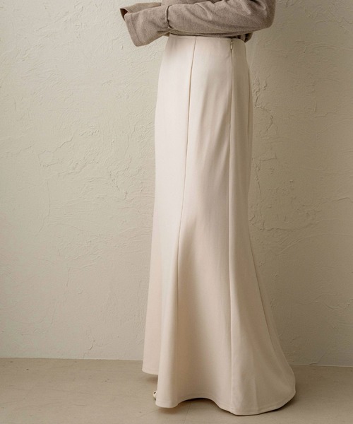NOAHL（ノアル）の「【NOAHL】ポンチマーメイドスカート（スカート・レディース・ブラウン/ブラック/アイボリー・L/M）」の4枚目の写真