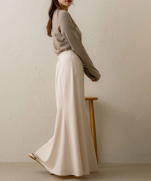 NOAHL（ノアル）の「【NOAHL】ポンチマーメイドスカート（スカート・レディース・ブラウン/ブラック/アイボリー・L/M）」の9枚目の写真