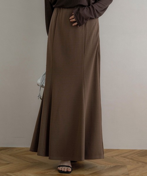 NOAHL（ノアル）の「【NOAHL】ポンチマーメイドスカート（スカート・レディース・ブラウン/ブラック/アイボリー・L/M）」の15枚目の写真