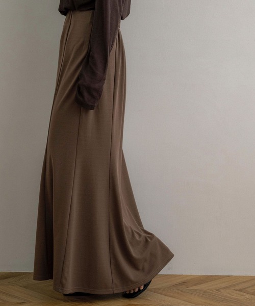NOAHL（ノアル）の「【NOAHL】ポンチマーメイドスカート（スカート・レディース・ブラウン/ブラック/アイボリー・L/M）」の16枚目の写真