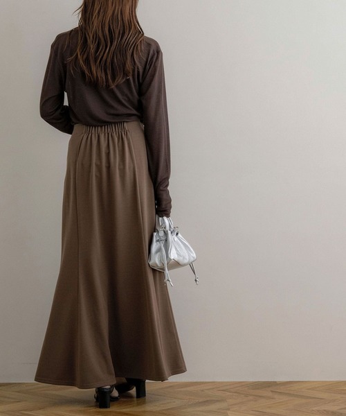 NOAHL（ノアル）の「【NOAHL】ポンチマーメイドスカート（スカート・レディース・ブラウン/ブラック/アイボリー・L/M）」の18枚目の写真