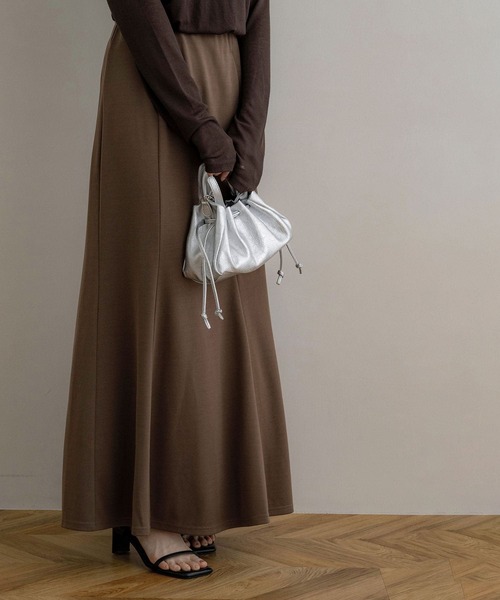 NOAHL（ノアル）の「【NOAHL】ポンチマーメイドスカート（スカート・レディース・ブラウン/ブラック/アイボリー・L/M）」の20枚目の写真