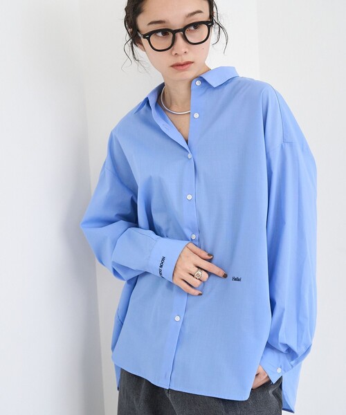 coen（コーエン）の「イージーケア2wayシャツ＿レギュラーカラー（シャツ/ブラウス・レディース・ライトブルー/その他3/その他2/その他1/その他4/オフホワイト・L/M）」の14枚目の写真