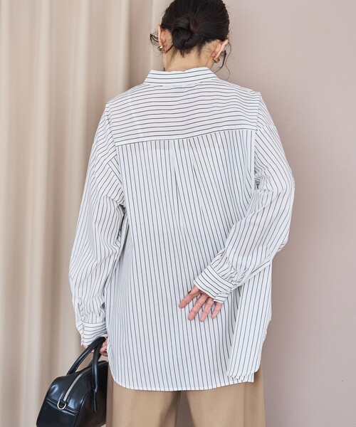 coen（コーエン）の「イージーケア2wayシャツ＿レギュラーカラー（シャツ/ブラウス・レディース・ライトブルー/その他3/その他2/その他1/その他4/オフホワイト・L/M）」の20枚目の写真