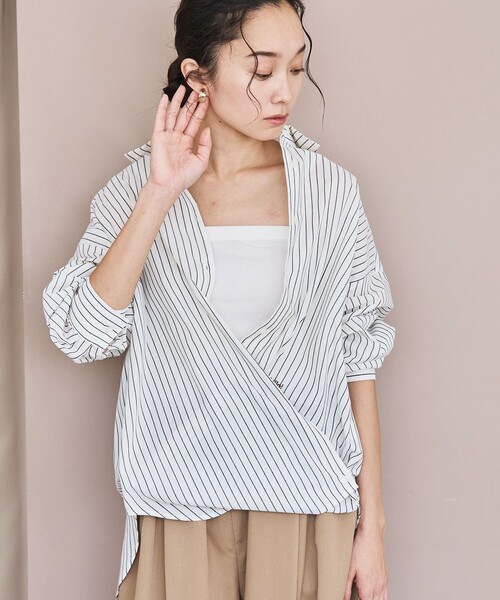 coen（コーエン）の「イージーケア2wayシャツ＿レギュラーカラー（シャツ/ブラウス・レディース・ライトブルー/その他3/その他2/その他1/その他4/オフホワイト・L/M）」の21枚目の写真