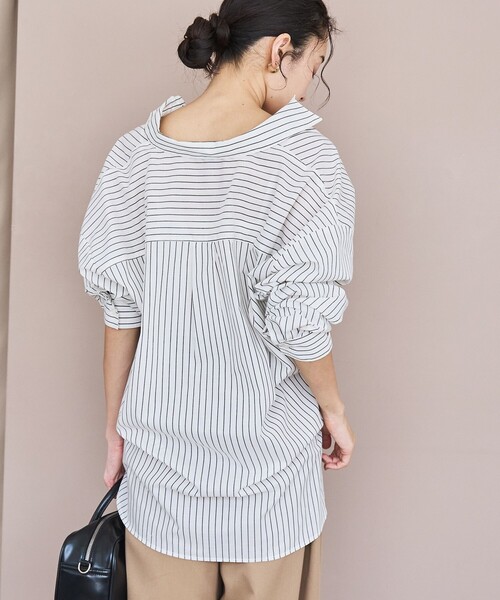 coen（コーエン）の「イージーケア2wayシャツ＿レギュラーカラー（シャツ/ブラウス・レディース・ライトブルー/その他3/その他2/その他1/その他4/オフホワイト・L/M）」の22枚目の写真