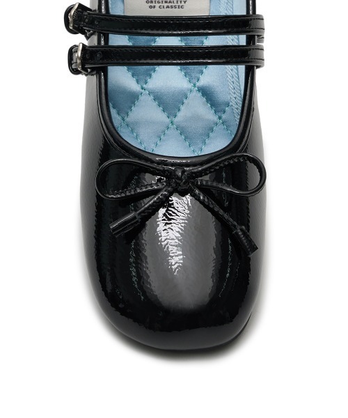 ROCKFISH WEATHERWEAR(ロックフィッシュウェザーウェア)の「SQUARE TOE TWO STRAP MARYJANE(4CM)(バレエシューズ・レディース・チャコール/ブラック/ブラウン・24.5cm/24.0cm/23.5cm/25.0cm/23.0cm)」の5枚目の写真