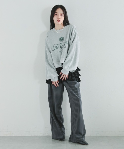 フリルレイヤードキャミソール（キャミソール）｜RAGEBLUE（レイジ