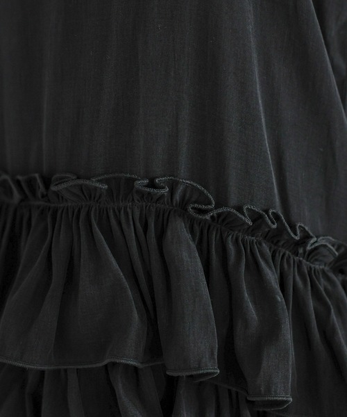 RAGEBLUE(レイジブルー)の「フリルレイヤードキャミソール(キャミソール・レディース・ホワイト/ブラック・FREE)」の17枚目の写真