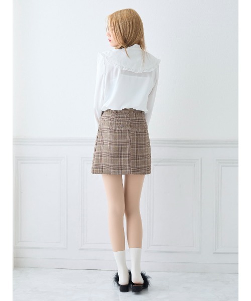 tutuanna（チュチュアンナ）の「まるで素肌のようなフェイクタイツクリア美脚80デニール（タイツ/ストッキング・レディース・ライトベージュ/ブラック/ブラック系その他5/ベージュ系7/ベージュ系6・L-XL/M-L/S-M）」の20枚目の写真