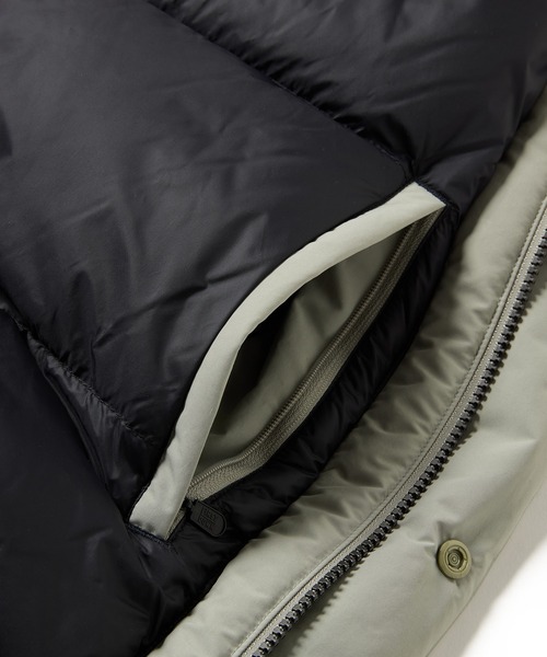 FIRST DOWN（ファーストダウン）の「ラップダウンパーカー ディクロス マウリ（ダウンジャケット/コート・メンズ・チャコール/ベージュ/ネイビー/ホワイト/セージグリーン/ブラック/ライラック・S/M/L/XL）」の16枚目の写真