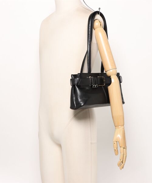 Burner(バーナー)の「【OKUOKU 0909】ベルトデザインショルダーバッグ oku-bag-24-32【GBT】(ショルダーバッグ・レディース・ブラック/ブラウン/ダークブラウン・FREE)」の7枚目の写真