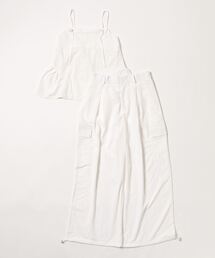 Y/lim（イリム）の「キャミカーゴパンツセットアップ（セットアップ）」