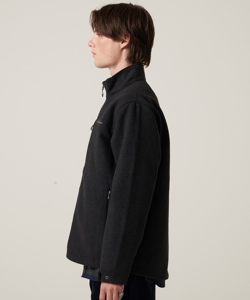 Eddie Bauer（エディーバウアー）の「ボンディング ウール ジップスタンド（ブルゾン・メンズ・チャコールグレー/ダークネイビー・XXL/XL/L/M/S）」の3枚目の写真