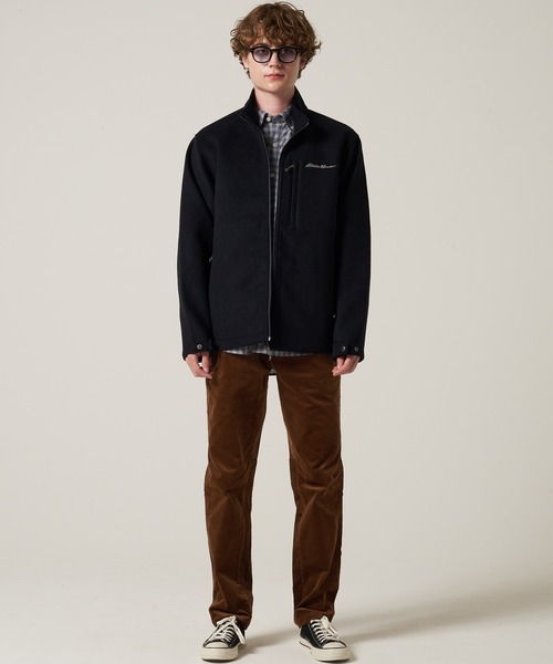 Eddie Bauer（エディーバウアー）の「ボンディング ウール ジップスタンド（ブルゾン・メンズ・チャコールグレー/ダークネイビー・XXL/XL/L/M/S）」の18枚目の写真
