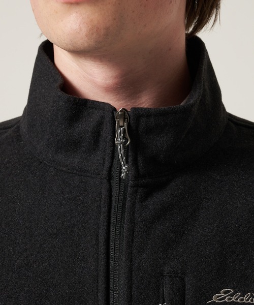 Eddie Bauer（エディーバウアー）の「ボンディング ウール ジップスタンド（ブルゾン・メンズ・チャコールグレー/ダークネイビー・XXL/XL/L/M/S）」の5枚目の写真