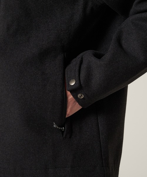 Eddie Bauer（エディーバウアー）の「ボンディング ウール ジップスタンド（ブルゾン・メンズ・チャコールグレー/ダークネイビー・XXL/XL/L/M/S）」の7枚目の写真