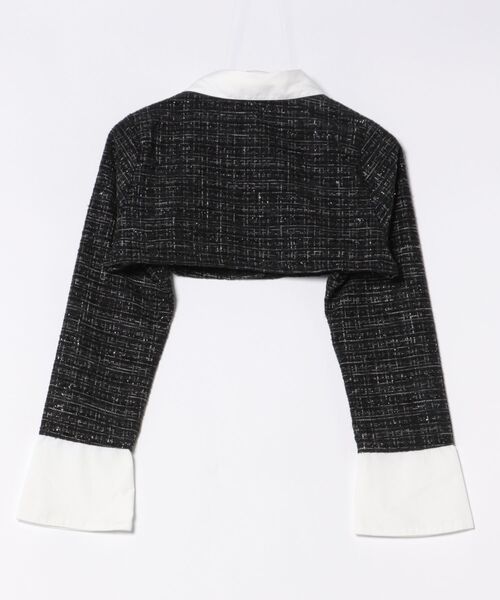 apres jour(アプレジュール)の「【セット着用可能】ツイードショートジャケット(テーラードジャケット・レディース・アイボリー/ブラック/ピンクベージュ・フリー/X-LARGE)」の15枚目の写真