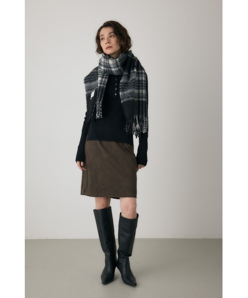 crie conforto(クリーコンフォルト)の「バラクラバニット 秋服 / 冬服 / 長袖 / フード有り(ニット/セーター・レディース・グレー/ライトイエロー/オフホワイト/ブラック・FREE)」の8枚目の写真
