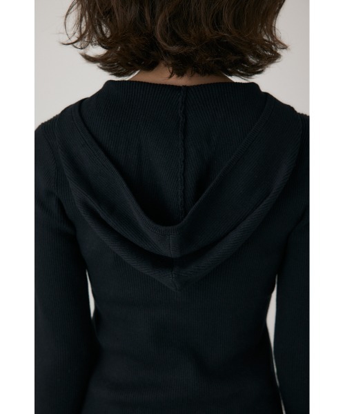 crie conforto(クリーコンフォルト)の「バラクラバニット 秋服 / 冬服 / 長袖 / フード有り(ニット/セーター・レディース・グレー/ライトイエロー/オフホワイト/ブラック・FREE)」の16枚目の写真