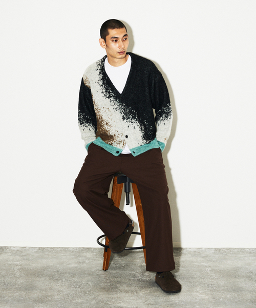 セール】モヘア ミックス グラデーション カーディガン（カーディガン