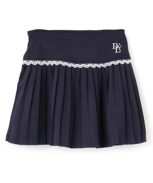 by LOVEiT（バイラビット）の「ティアードプリーツスカート（スカート・キッズ・グリーン/ブラウン/ネイビー/グレー系・150cm/140cm/130cm/160cm/120cm）」の4枚目の写真