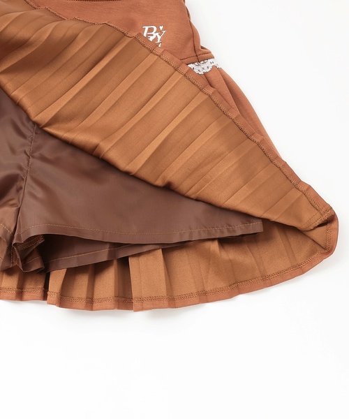 by LOVEiT（バイラビット）の「ティアードプリーツスカート（スカート・キッズ・グリーン/ブラウン/ネイビー/グレー系・150cm/140cm/130cm/160cm/120cm）」の19枚目の写真