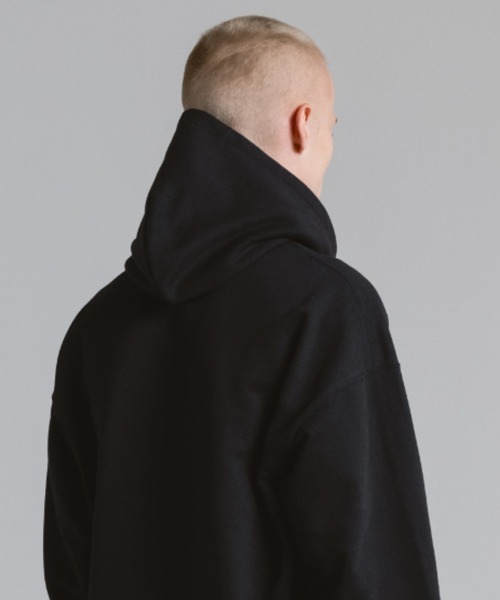 CINOH(チノ)の「HELENE SWEAT OPEN HOODIE(パーカー・メンズ・ブラック/グレー・38/46)」の6枚目の写真