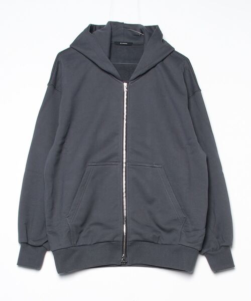 CINOH(チノ)の「HELENE SWEAT OPEN HOODIE(パーカー・メンズ・ブラック/グレー・38/46)」の18枚目の写真