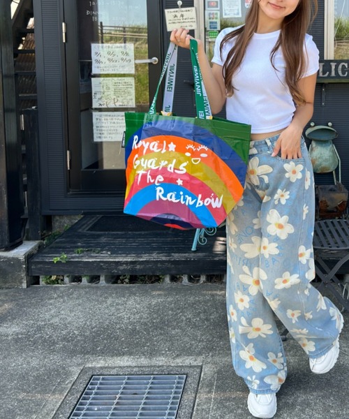 Loco Ocean（ロコオーシャン）の「レインボープリント ビッグトートバッグ（トートバッグ・レディース・A・ONE SIZE）」の11枚目の写真