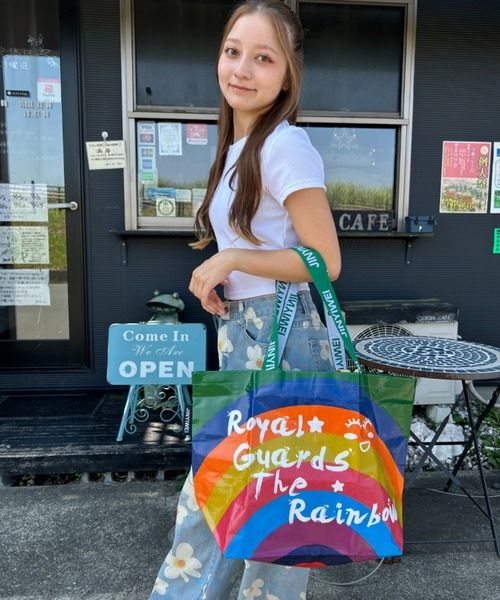 Loco Ocean（ロコオーシャン）の「レインボープリント ビッグトートバッグ（トートバッグ・レディース・A・ONE SIZE）」の3枚目の写真